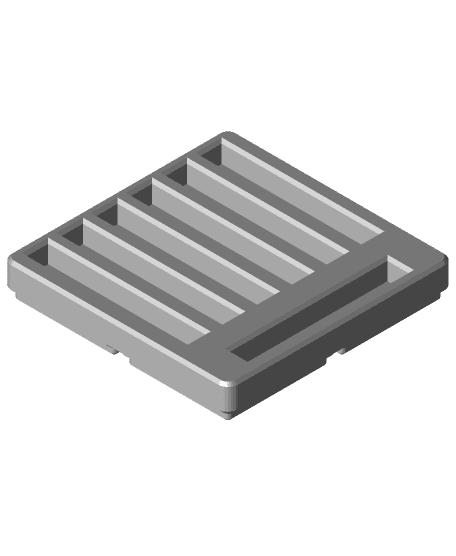 Gridfinity Gameboy Cartridge Holder 3d model