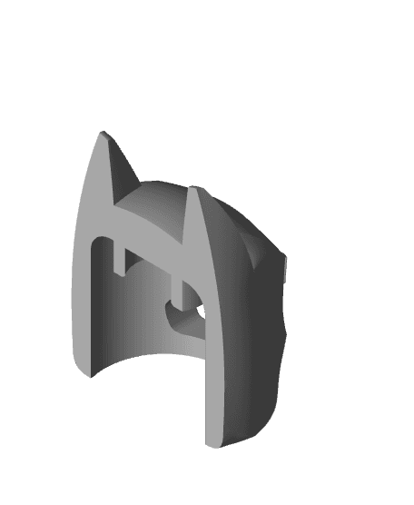 Batman minifig toilet paper holder 3d model