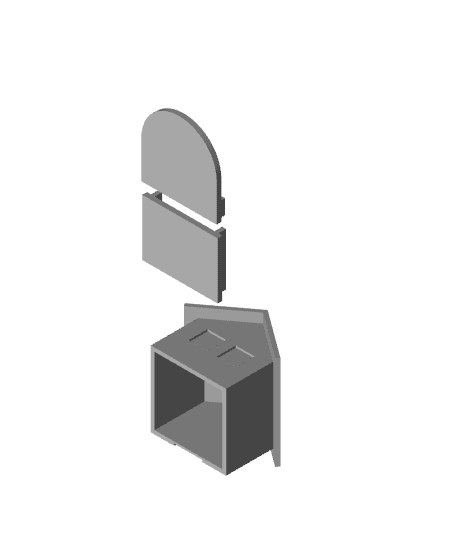 Dog house money box 3d model