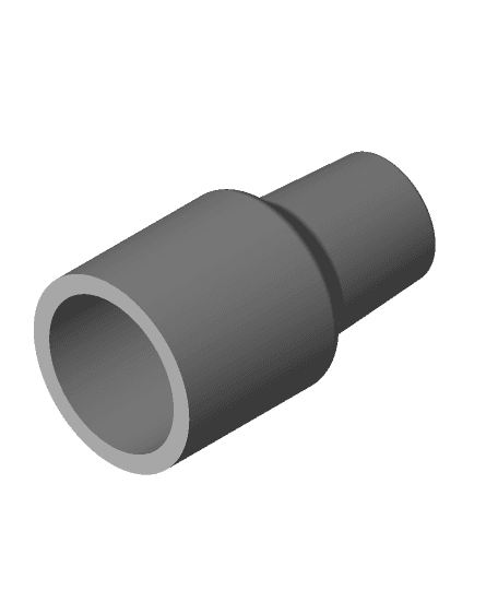 Pool Filter Waste Port 1.5" to 1.25" Hose Adapter 3d model