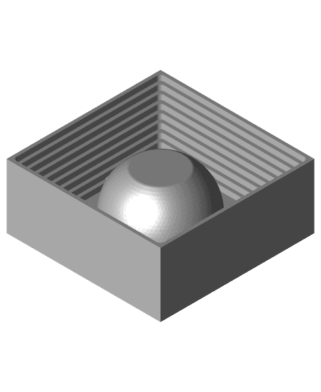 pyramid ashtray 3d model