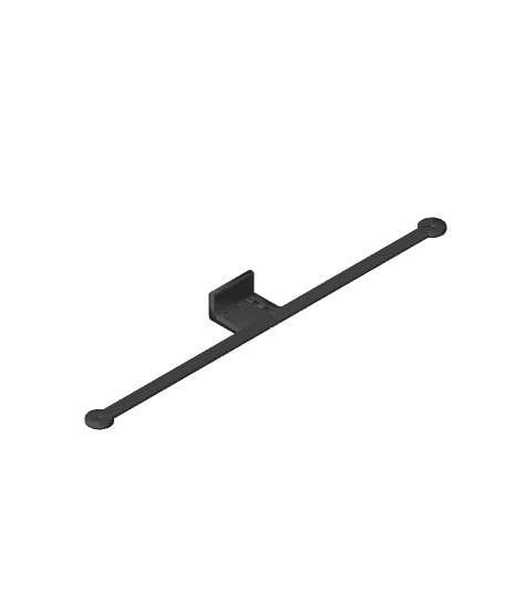 Ikea Bagganäs Door Handle Drilling Template 3d model