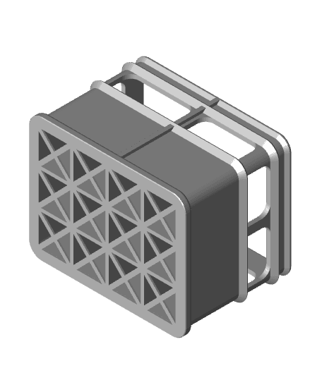 21700 Battery Beer Crate 3d model