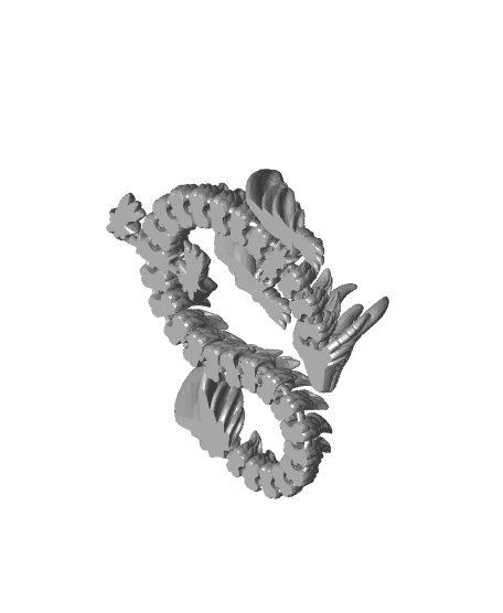 Pisces Dragon 3d model