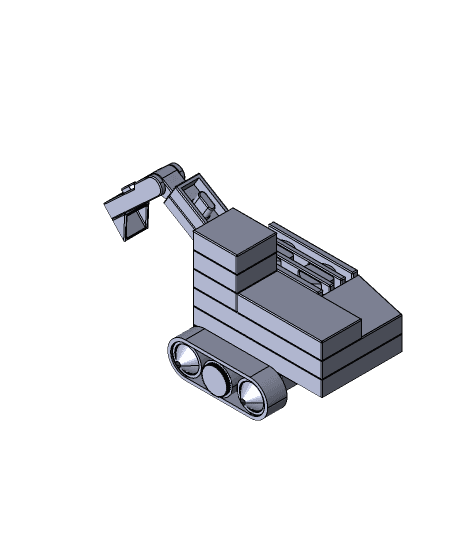 Lego Toy Crane 3d model