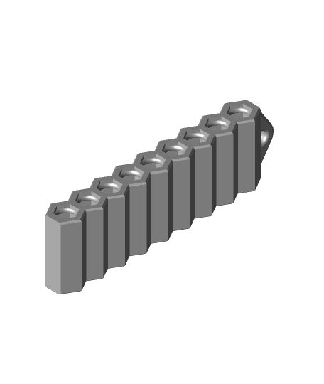 simple hex bit holder 3d model