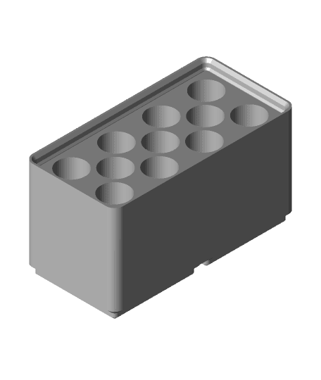 Gridfinity Cricut Pen Holder 3d model