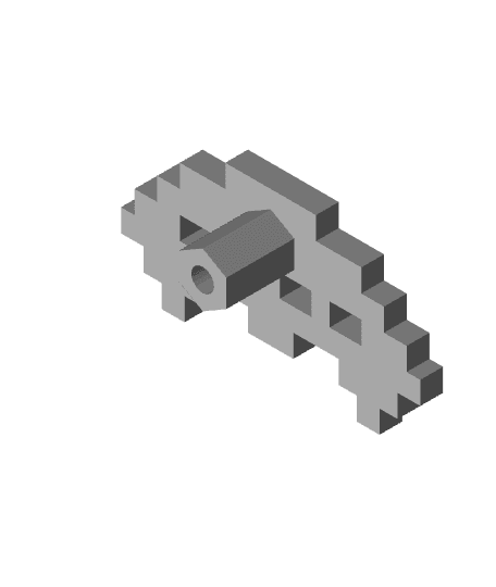 Space Invaders Door Knobs 3d model