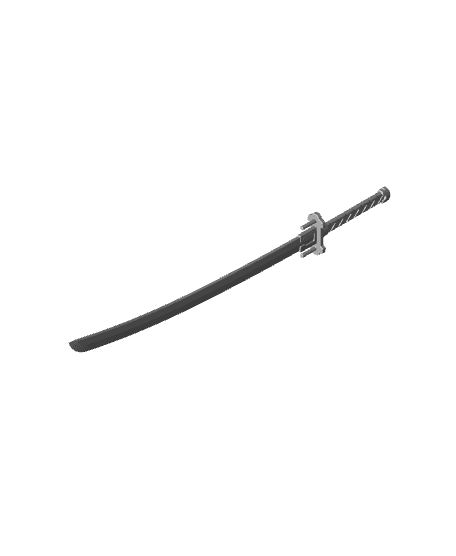 Kill La Kill Satsuki Sword And Sheath Printable Assembly 3d model