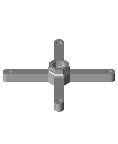 Multiboard Vesa Mount 75x75 With Snap for Multiboard 3d model