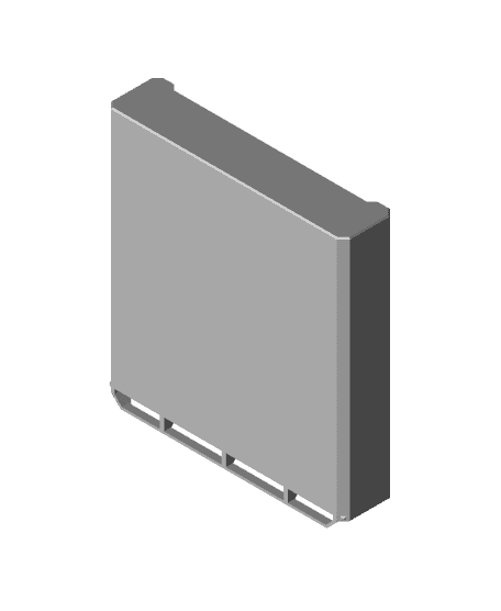 4x1x4-Deep - Multibin Simple Drawer 3d model