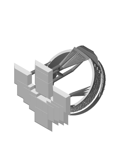 Ring of Elemental Command - Fire 3d model