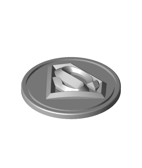 Superman Coin 3d model