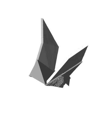 Origami Bird 3d model