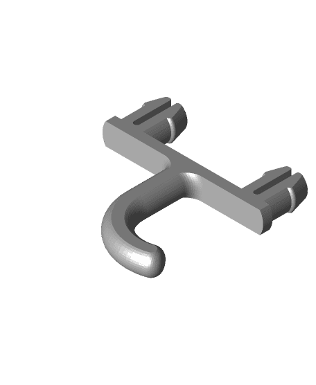 Tough Little Hook // Peg Anything 3d model