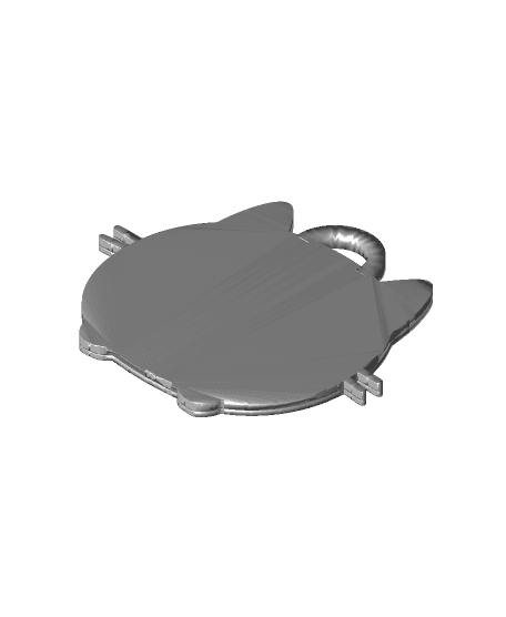 Kawaii Cat Keyring 9 (AMS Ready) 3d model