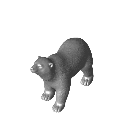 Polar bear 3d model