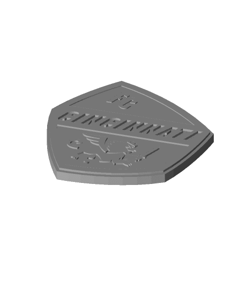 CS FC Cincinnati coaster or plaque 3d model