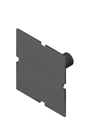 Desktop Vesa Mount shelf 3d model