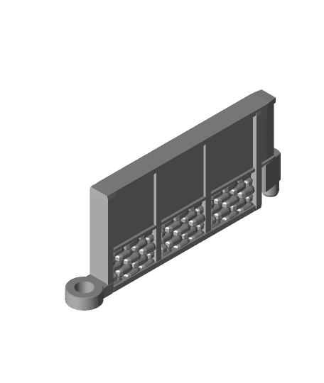 FHW: Mod Sec House Walls High barrel set 3d model