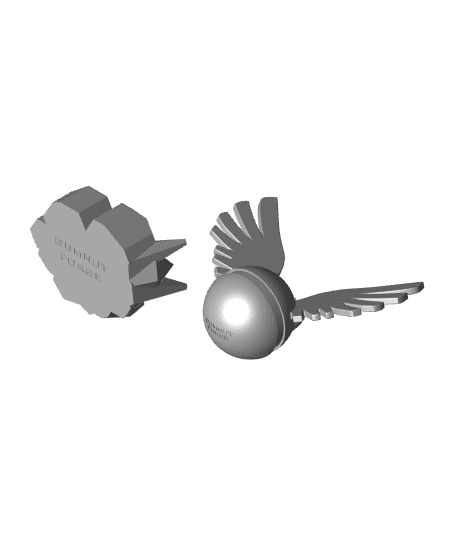 Articuno Pokeball With Iceberg Stand.stl 3d model