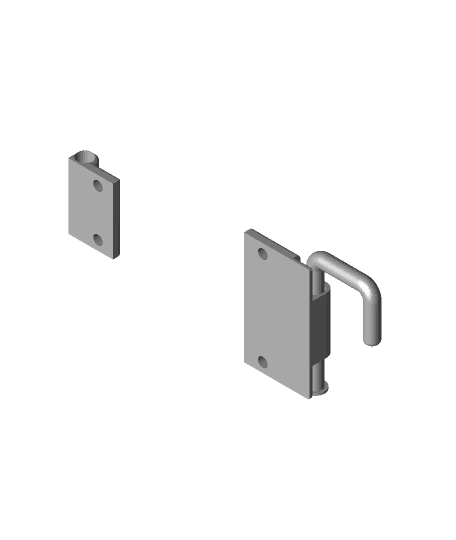 Drop Latch 3d model