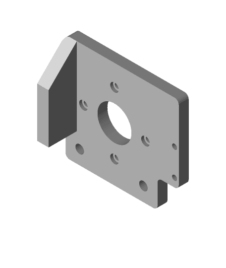 FT5 X-Stepper support (FT8 & FT9) 3d model