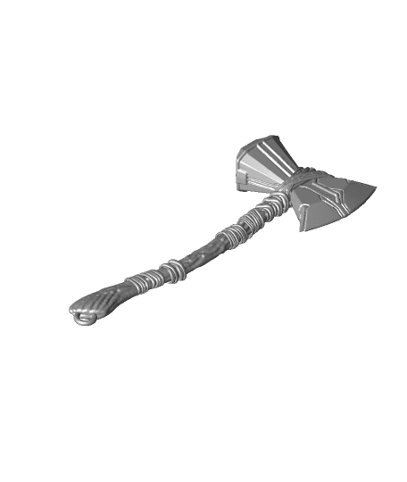 Thor Stormbreaker Keychain 3d model