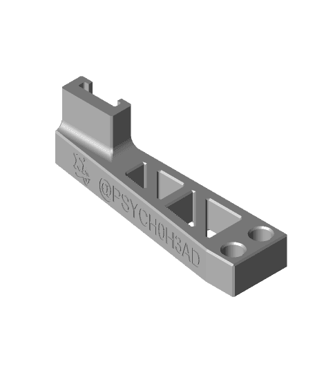 Filler mount for KP3S or 2040 extrusion 3d model