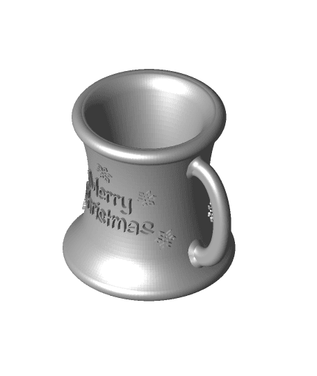 Christmas tankard 3d model