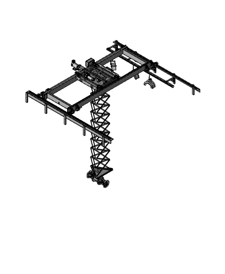 Overhead X-Ray Manipulator 3d model