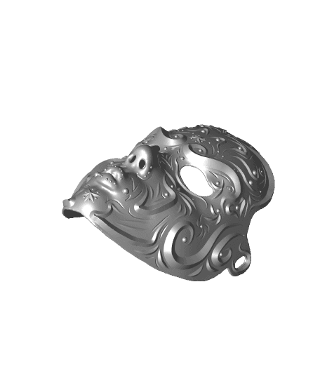 HalloweenWearable Mask - Female 3d model