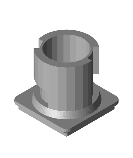 Gridfinity N-Strike Barrel Lug. 3d model