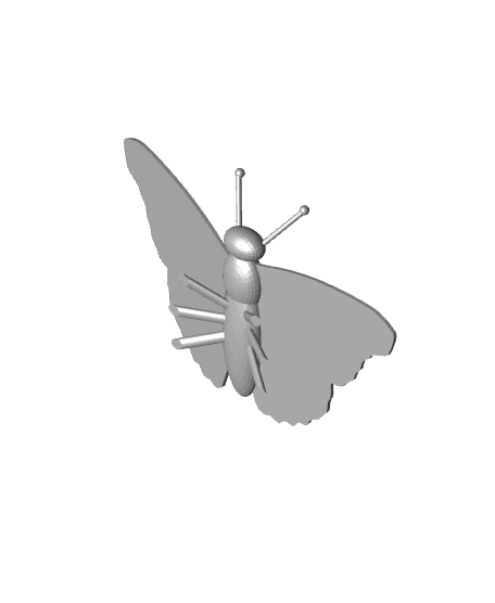 butterfly / schmetterling  3d model