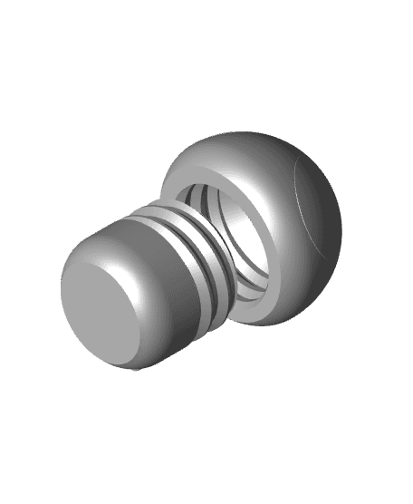 Simple Twist Open Mushroom 3d model