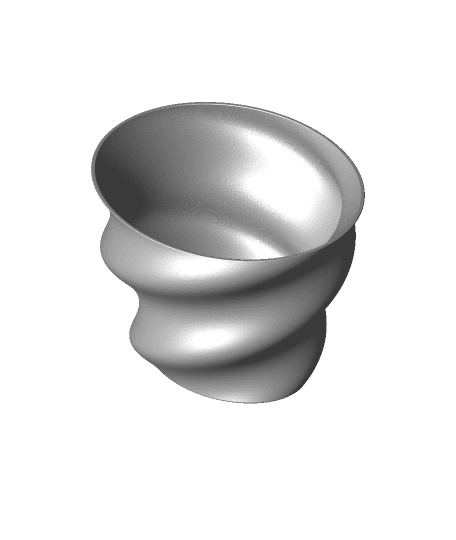 Twistedelipsevase.stl 3d model