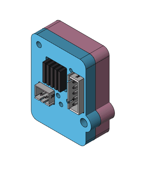 VDBX FLIP C3 Case - ESP32 for WLED 3d model