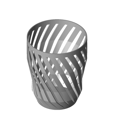 TwistedVase_basket.stl 3d model