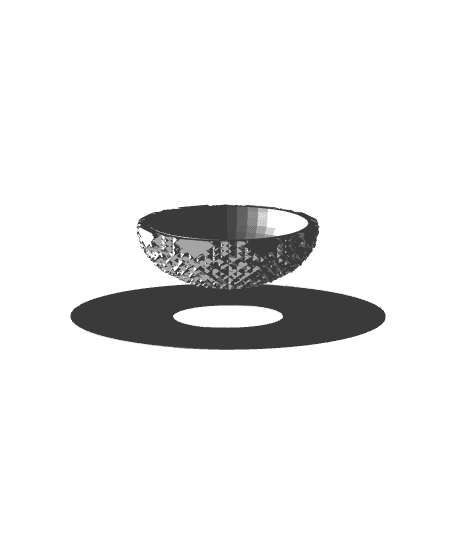 Facets Bowl 3d model