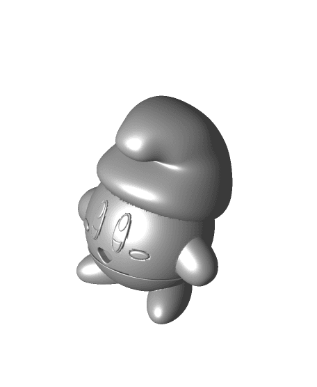 smurf kirby 3mf 3d model