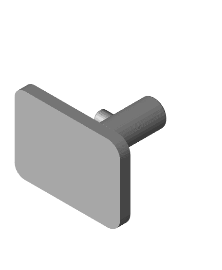 Kitchen Aid Attachment Single Hook.stl 3d model