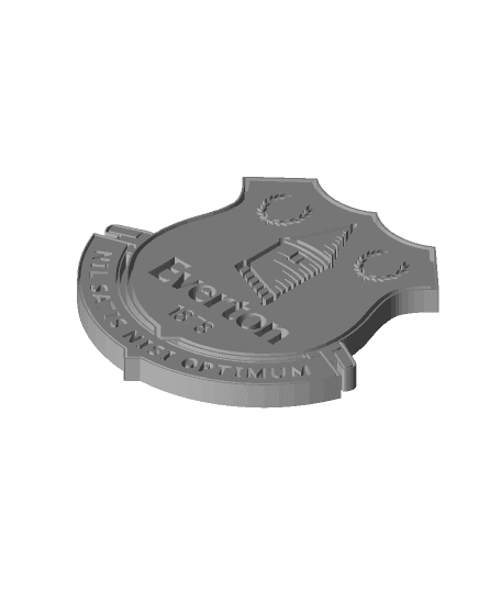 Everton FC coaster or plaque 3d model