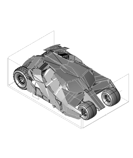 Batmobile Tumblr.stp 3d model