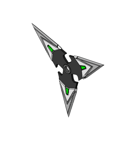 Genji Shuriken 3d model