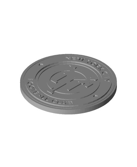 CS New York City FC coaster or plaque 3d model