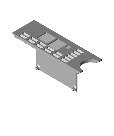 Robo3D R1+ Nanopi M1 deck cover 3d model