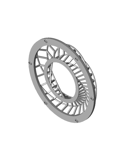 Turbo HEX #3DPNSpeakerCover 3d model