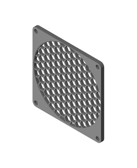 80mm Fan Guard 3d model