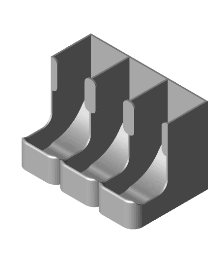 NESPRESSO CAPSULE HOLDER FOR 3 UNITS 3d model