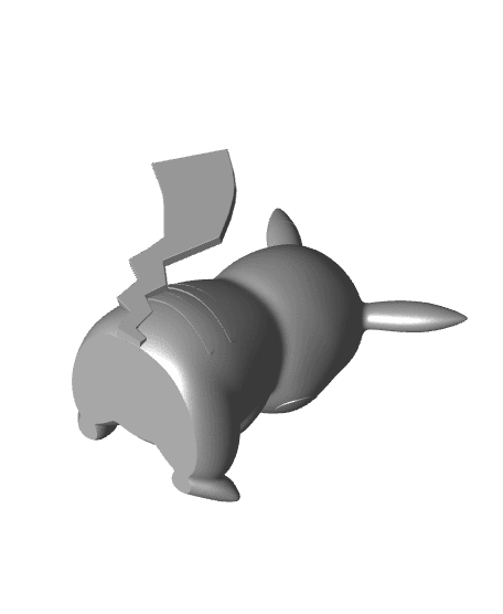 pikachu support free 3d model